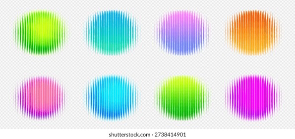 Circle blob gradient with glass fractal abstract for png neon chromatic. Set light pattern with holographic bubble deep for graphic futuristic spot. Texture bright circle with radiant glass grain.