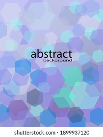Circle blue abstract background vector illustration.