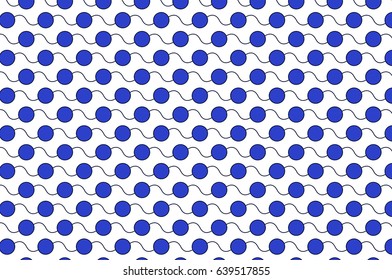 circle blue color simple elegant modern dots vector clean simple editable pattern