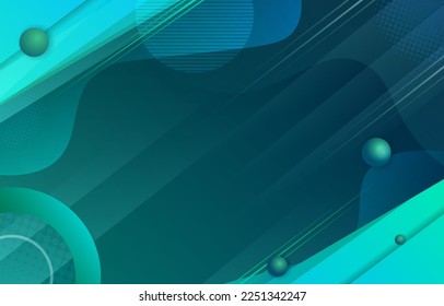 Fondo Combo Verde Círculo Azul