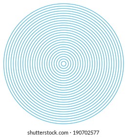 Circle Blue Line Pattern Design-vector Illustration