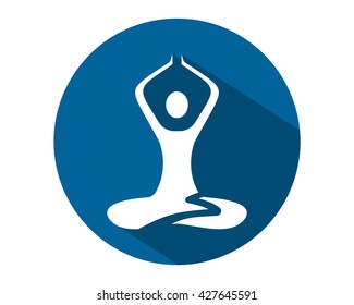 Similar Images, Stock Photos & Vectors of yoga meditation image vector ...