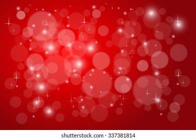 circle bokeh red abstract  background vector