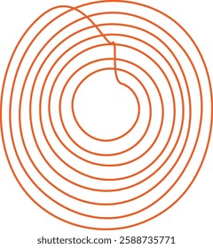 circle border doodle vector art