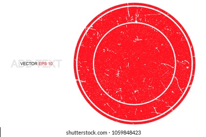 Circle border isolated on white . grunge stamp.