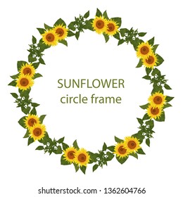 Download Sunflower Border Watercolor Stock Vectors, Images & Vector ...