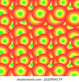 Un círculo de colores brillantes