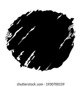 circle brush stroke grunge style