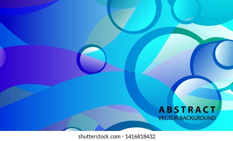 circle bubble background design vector illustration