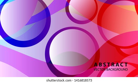 circle bubble background design vector illustration