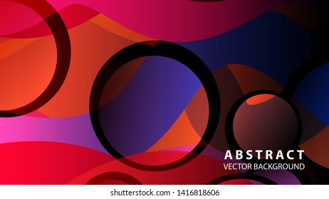 circle bubble background design vector illustration