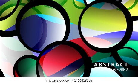 circle bubble background vector design illustration