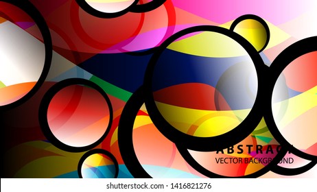 circle bubble background vector design illustration