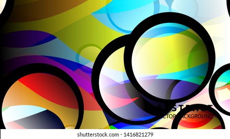 circle bubble background vector design illustration