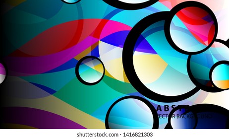 circle bubble background vector design illustration