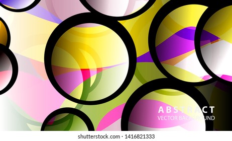 circle bubble background vector design illustration