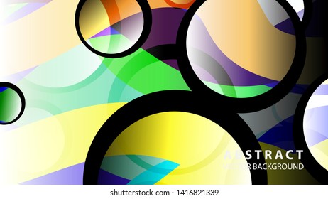 circle bubble background vector design illustration