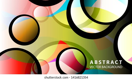 circle bubble background vector design illustration