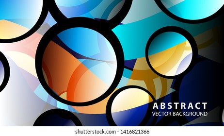 circle bubble background vector design illustration