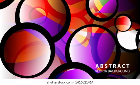 circle bubble background vector design illustration
