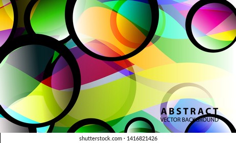 circle bubble background vector design illustration