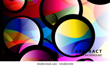 circle bubble background vector design illustration