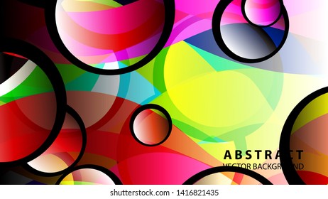 circle bubble background vector design illustration