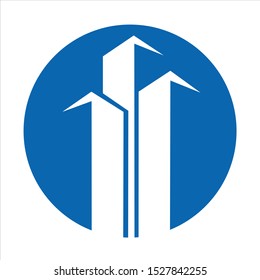 Circle Building construction logo design 