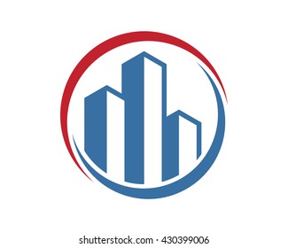 circle building skyscraper cityscape architecture image vector