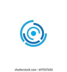 circle business abstract logo