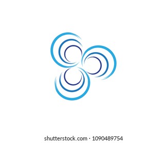Circle business icon logo 