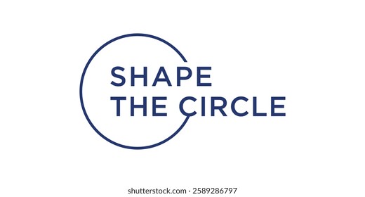 Circle business logo with company name.