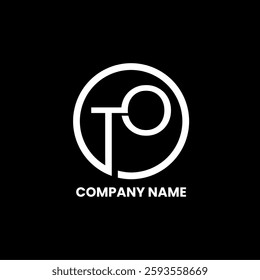 TO circle business logo design