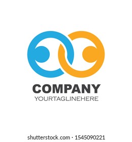 circle for business  logo template vector design illustration 