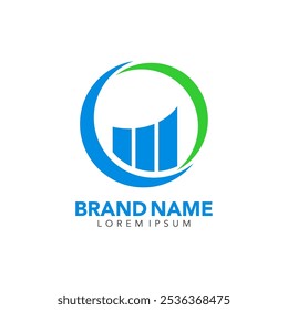 Plantilla del logotipo de Circle Bussines Grow