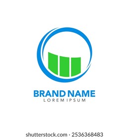 Plantilla del logotipo de Circle Bussines Grow