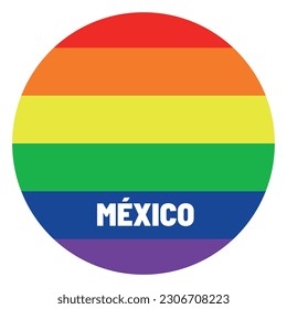 Circle or button to use in LGBT social networks