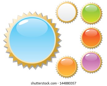 Circle Buttons with the gear