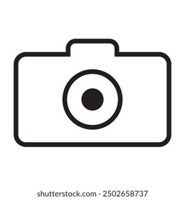 Circle camera icon set. photo camera icon. camera photography icon. Photo vector icon for graphic and web design.
