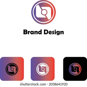 circle camera logo design vector template.
Photography, camera, digital, retro, logos design.