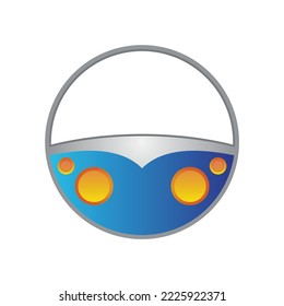 Circle Car logo icon template