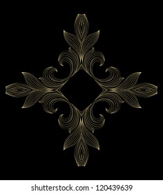 Circle card ornament