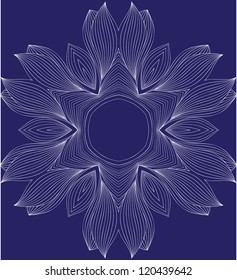 Circle card ornament