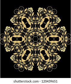 Circle card ornament