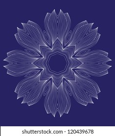 Circle card ornament