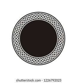 Circle Celtic Knot Meander Art Vector