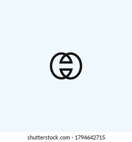 circle ch logo. round icon