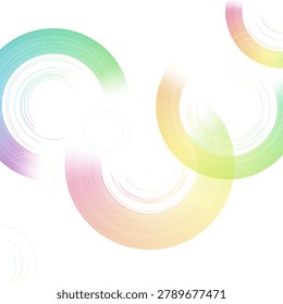 Circle Chain Halftone vector background with crisp scalable linework for microstock and commercial design projects.