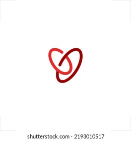 letra G con forma de círculo y corazón