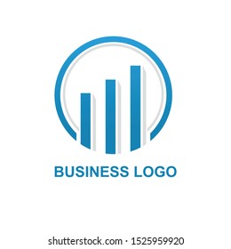 Circle Chart Business Logo Design Vector Stock Vector (royalty Free 